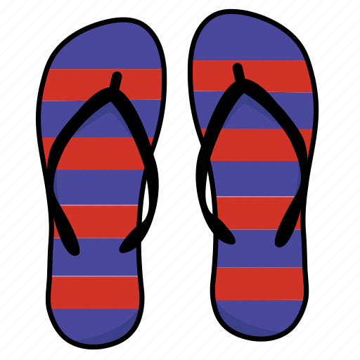 Beach, slippers icon - Download on Iconfinder on Iconfinder