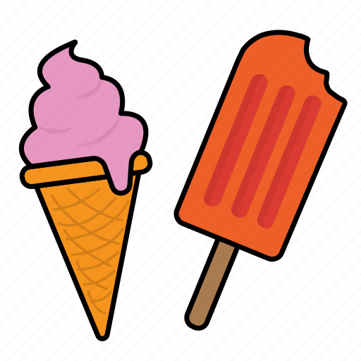 Ice, cream, dessert, ice cream, sweet, sugar icon - Download on Iconfinder