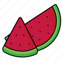 watermelon, fruit, food, healthy, eat