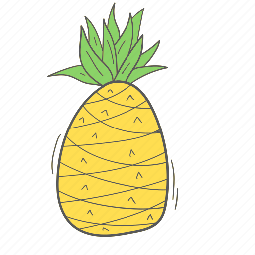 Summer, vacation, holiday, food, fruit, pineapple icon - Download on Iconfinder