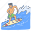 summer, vacation, holiday, surf, surfboard, surfer, wave 