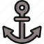 anchor, sea, marine, ferry boat, sailor, ship 