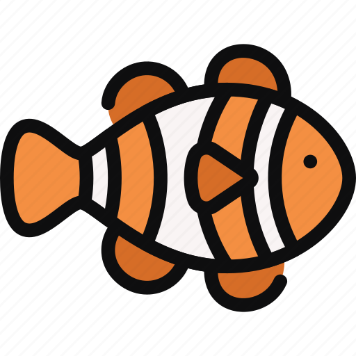 Clownfish, sea life, marine, animal, fauna, ocean icon - Download on Iconfinder
