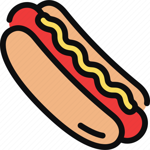 Hot dog, fast food, snack, junk food, sausage, meal icon - Download on Iconfinder