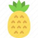 pineapple, fruit, tropical, healthy food, summertime, organic