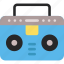 radio, boombox, music player, entertainment, electronic, cassette player 