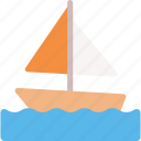 sailboat, boat, sea, transport, sailing, ship