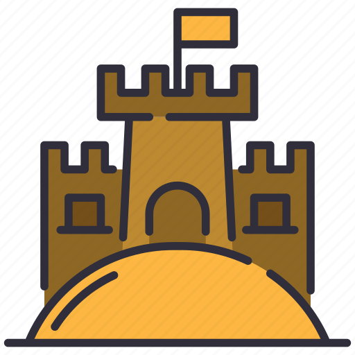 Beach, castle, sand icon - Download on Iconfinder