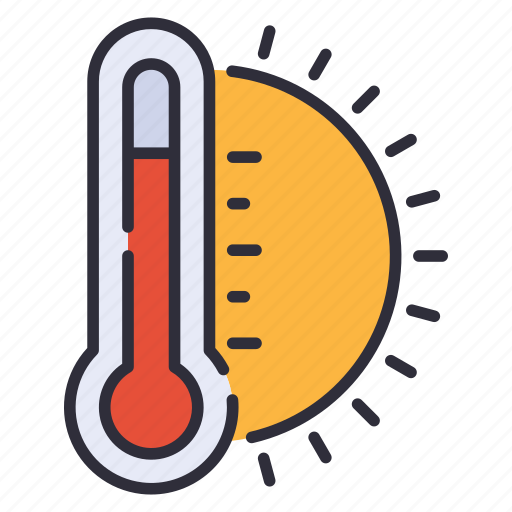 Summer, sun, thermometer icon - Download on Iconfinder
