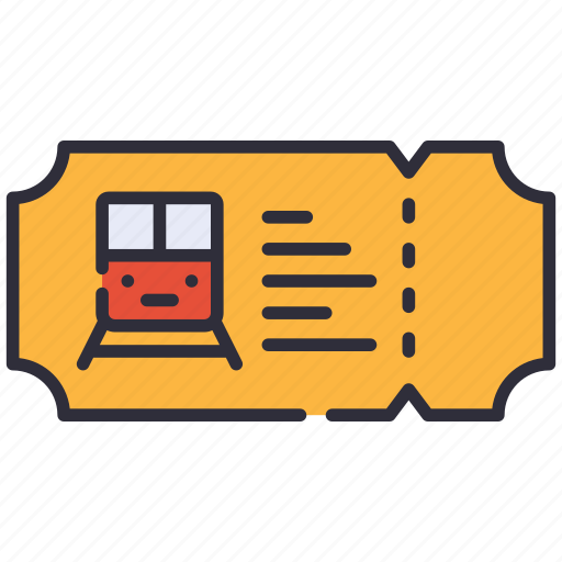 Railway, ticket, train icon - Download on Iconfinder