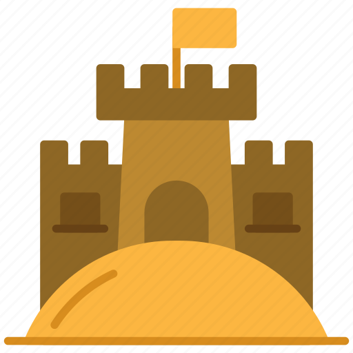 Beach, castle, sand icon - Download on Iconfinder