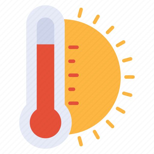 Hot, summer, thermometer icon - Download on Iconfinder