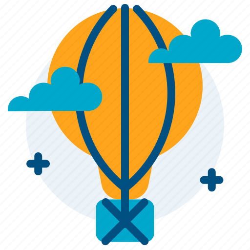 Air balloon, fly, plane, summer, transportation, travel, traveling icon - Download on Iconfinder