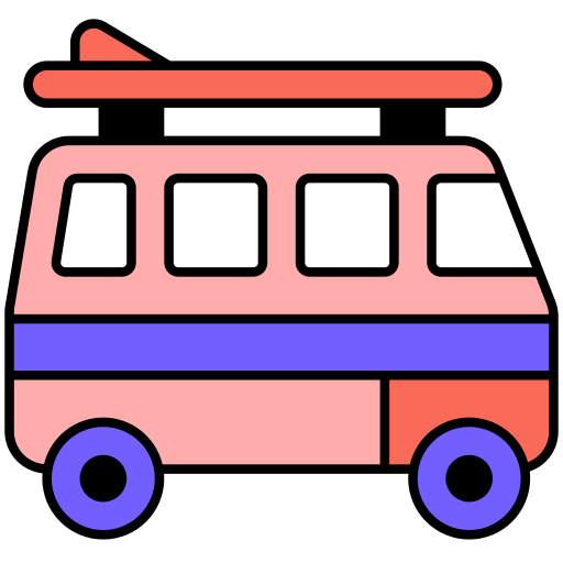 Van, vehicle, transport, travel, automobile, vacation icon - Free download