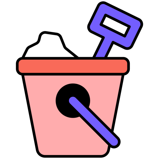 Bucket, and, spade, sea, ocean, beach, vacation icon - Free download