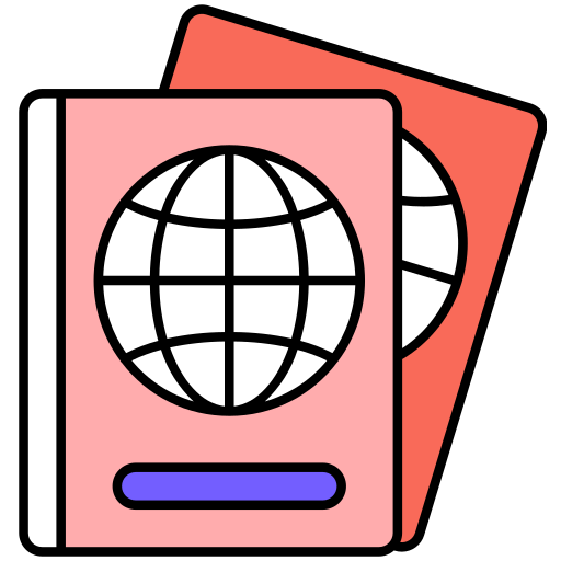 Passports, travel, plane, vacation, trip, summer icon - Free download
