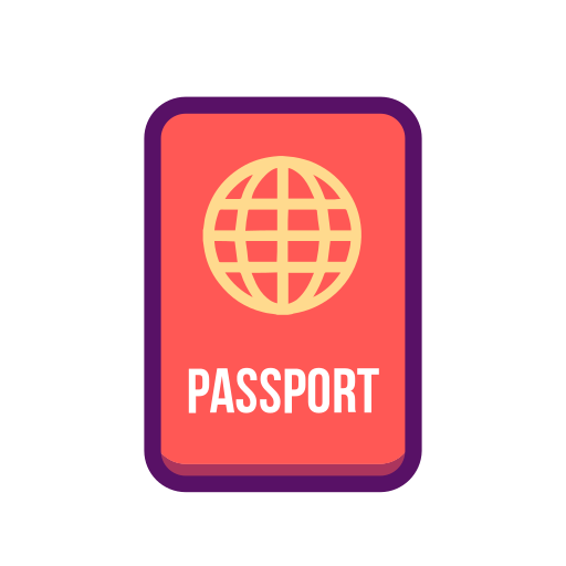 Document, holiday, outline, passport, transport, transportation, travel icon - Free download