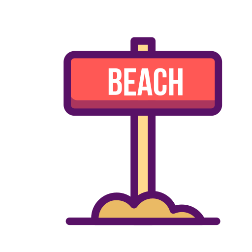 Beach, holiday, line, outline, summer, transport, travel icon - Free download