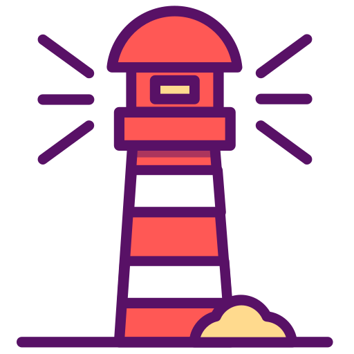 Boat, lighthouse, outline, sea, ship, travel, traveling icon - Free download