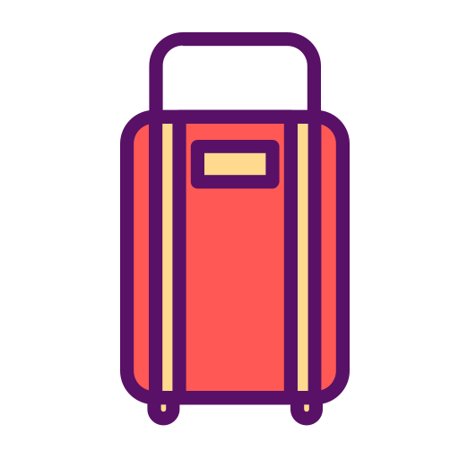 Bag, luggage, lungage, outline, suitcase, travel, traveling icon - Free download