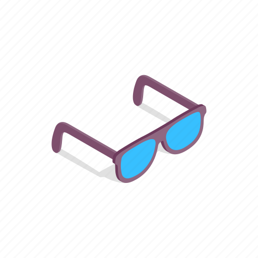 Brown, eye, fashion, glass, isometric, summer, sunglass icon - Download on Iconfinder