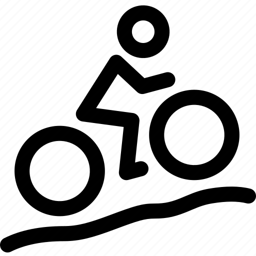 Cycling, hill, mountain, pedal, riding icon - Download on Iconfinder