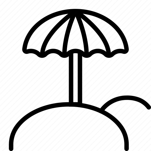 Beach, holiday, summer, tourism, travel, umbrella, vacation icon - Download on Iconfinder