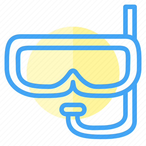 Diving, respirator, snorkel, snorkle, snorkling, sports and competition, water sports icon - Download on Iconfinder