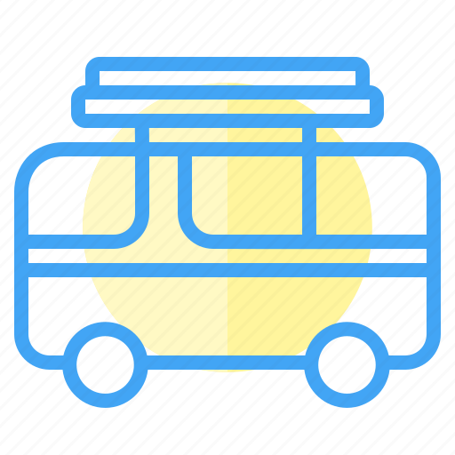 Beach trip, car, holiday, summer, transport, transportation, travel icon - Download on Iconfinder