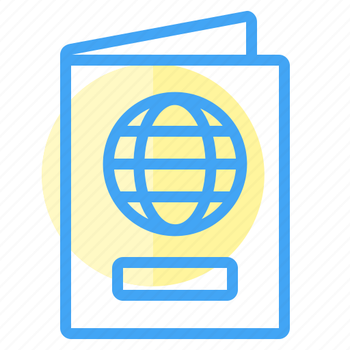 Documen, identification, identity, passport, transportation, travel, vissa icon - Download on Iconfinder