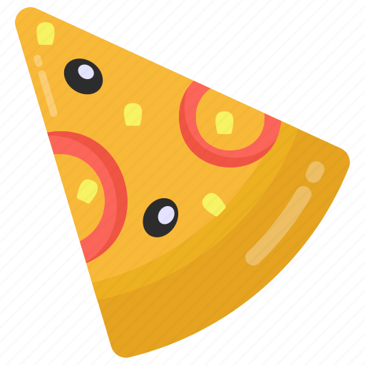 Pizza, pizza slice, fast food, edible, junk food icon - Download on Iconfinder