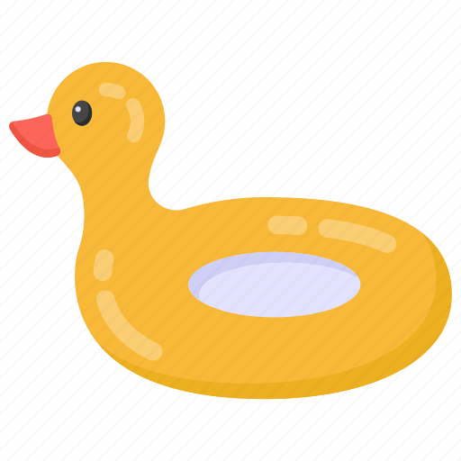 Duck, rubber duck, waterfowl, pool duck, toy icon - Download on Iconfinder