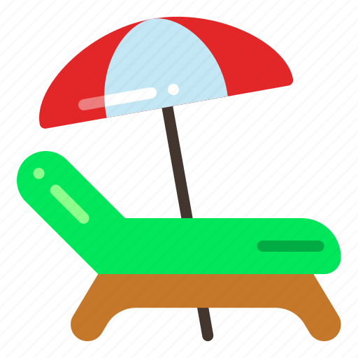 Sunbed, beach, vacation, holiday icon - Download on Iconfinder