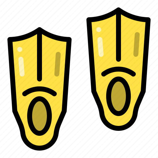 Flippers, scuba, diving, snorkel icon - Download on Iconfinder