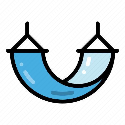 Hammock, beach, hanging, vacation icon - Download on Iconfinder