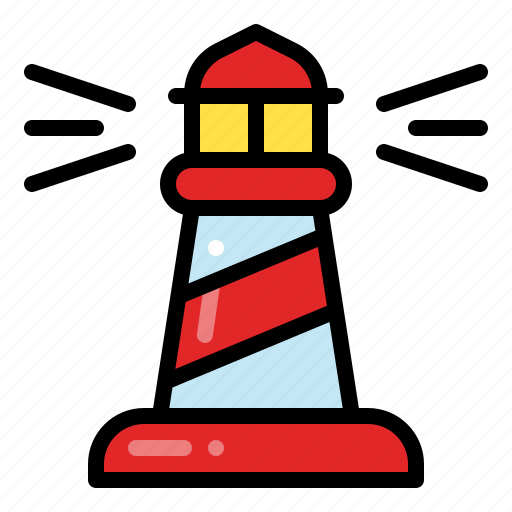 Lighthouse, tower, building, beach icon - Download on Iconfinder