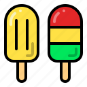 popsicle, stick, ice cream, summer