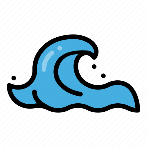 Wave, beach, sea, water icon - Download on Iconfinder