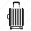 bag, handle, luggage, suitcase, travel, vacation, wheels 