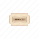 summer, sticker, set, collection, ticket, travel, transport