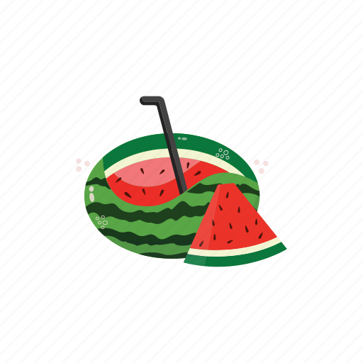 Summer, sticker, set, collection, watermelon, beach, fruit icon - Download on Iconfinder
