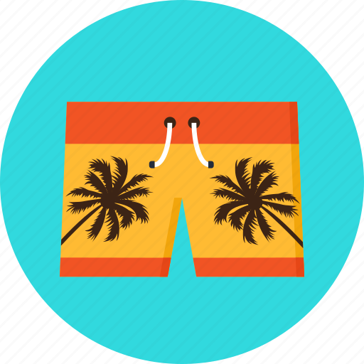 Beach, clothing, knicker, palms, pocket, shorts, swimming icon - Download on Iconfinder