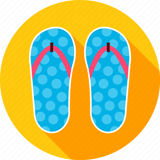 Beach, flip, flip flop, flop, slippers, sneakers, summer icon - Download on Iconfinder
