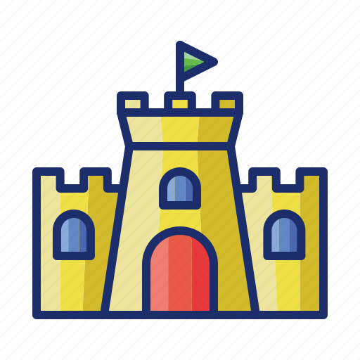 Building, castle, estate, sandcastle icon - Download on Iconfinder