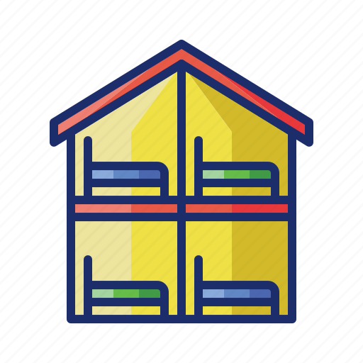 Accommodation, bed, hostel, hotel icon - Download on Iconfinder