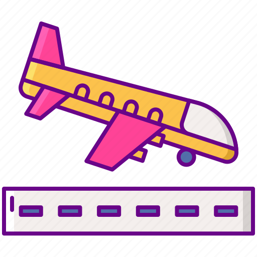 Airport, flight, landing, plane icon - Download on Iconfinder
