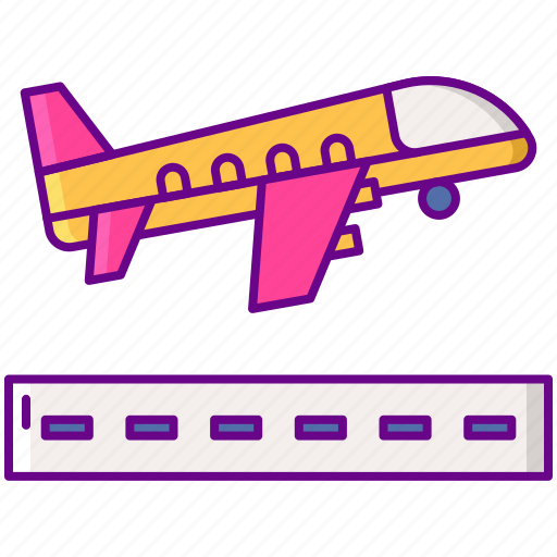 Airport, flight, plane, takeoff icon - Download on Iconfinder