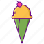 cone, dessert, ice cream 