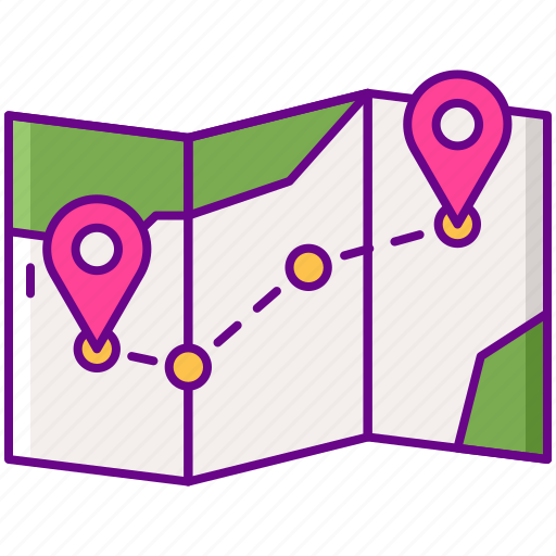 Itinerary, location, map icon - Download on Iconfinder