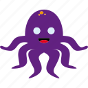 animal, cephalopod, octopus, tentacles